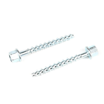 HEX Flansche Zinkbeschichtung Gewinde Stange Anker Schraube 6/10x75mm für und dauerhafte Verankerung