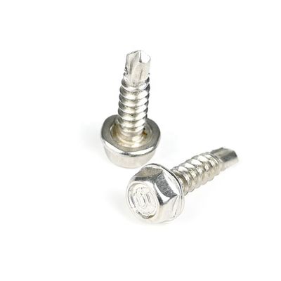 ZINK Veredelung Geschickte Herstellung Hex Waschkopf 304 Tek Schrauben Selbst mit Gummi für Gaskocher