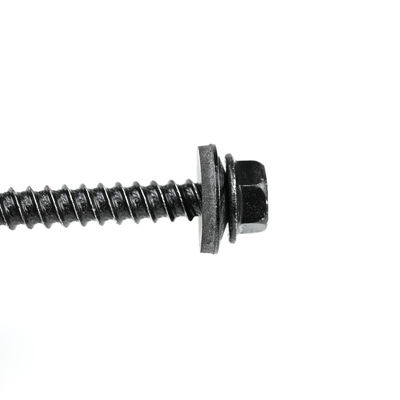 Schwarze Ruspert beschichtet mit Edelstahl Hex Flanschkopf Trockenwandschrauben mit Epdm Waschmaschine