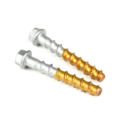 Hexkopf Gold Backfarbe Betonanker Schraube für die Installation 3/8x4 Mauerwerk Schraube