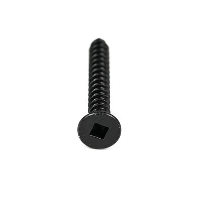 ZINK Schwarz Edelstahl Quadratische Schraube mit Flachkopf
