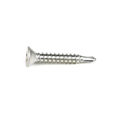 Stahl Phillips Cross Recess Countersunk Flat Head Selbstbohrschraube zur Festung von Metallen
