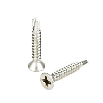 Stahl Phillips Cross Recess Countersunk Flat Head Selbstbohrschraube zur Festung von Metallen