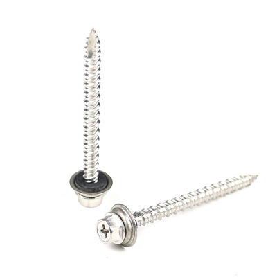 60 mm Edelstahl-Vis Autotaraudeuse mit Torx-Antrieb und Phillips Wascher Hex-Kopf