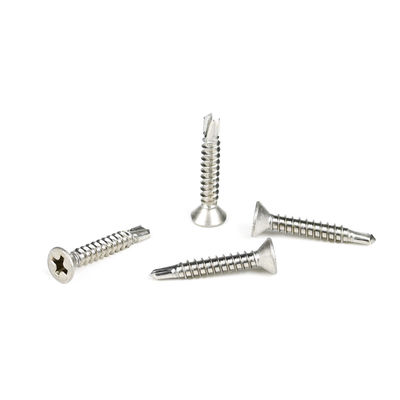 Stahl Phillips Cross Recess Countersunk Flat Head Selbstbohrschraube zur Festung von Metallen