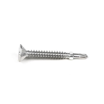 Metrischer DIN Standard Tek 5 Kohlenstoffstahl Trusskopf Phillips mit Wing Selbstbohrschrauben angepasst