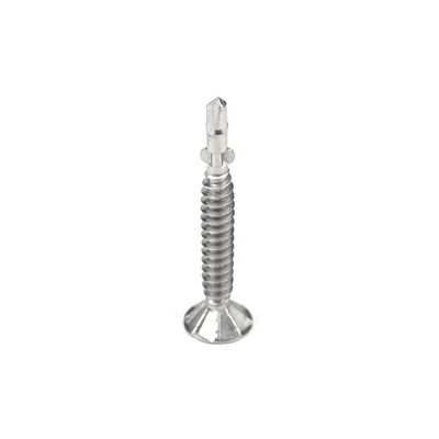 Metrischer DIN Standard Tek 5 Kohlenstoffstahl Trusskopf Phillips mit Wing Selbstbohrschrauben angepasst