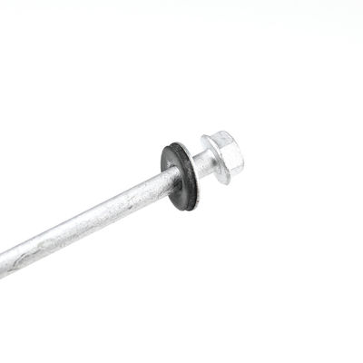Beschichtung von selbstbohrenden Schrauben aus Edelstahl 6,3x180 mm mit gebundener Waschmaschine und rundem Kopf