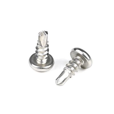 Zusammengestellte Unterstützung Schwarz Phillips Kreuz Vertieft Pan Kopf Sus 304 Selbstbohrschrauben 3,5x10mm
