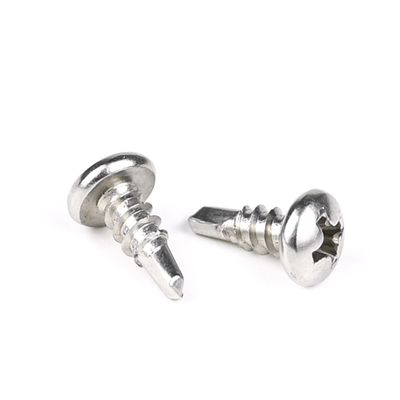 Zusammengestellte Unterstützung Schwarz Phillips Kreuz Vertieft Pan Kopf Sus 304 Selbstbohrschrauben 3,5x10mm