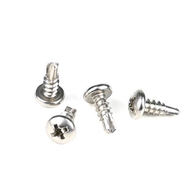 Zusammengestellte Unterstützung Schwarz Phillips Kreuz Vertieft Pan Kopf Sus 304 Selbstbohrschrauben 3,5x10mm