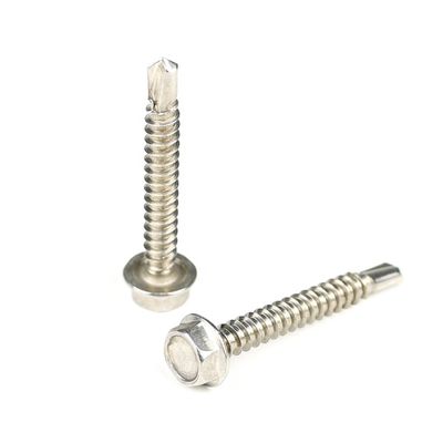Installation Edelstahl Hex Waschkopf Selbstbohrschraube Sus304 Tapping Schrauben