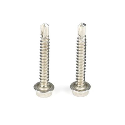 Installation Edelstahl Hex Waschkopf Selbstbohrschraube Sus304 Tapping Schrauben
