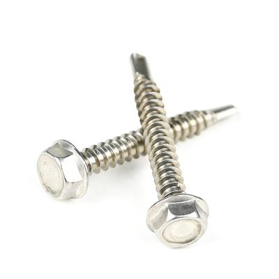 Installation Edelstahl Hex Waschkopf Selbstbohrschraube Sus304 Tapping Schrauben