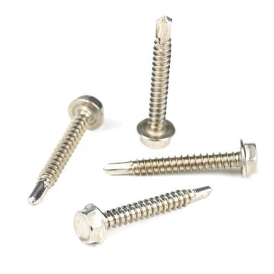 Installation Edelstahl Hex Waschkopf Selbstbohrschraube Sus304 Tapping Schrauben