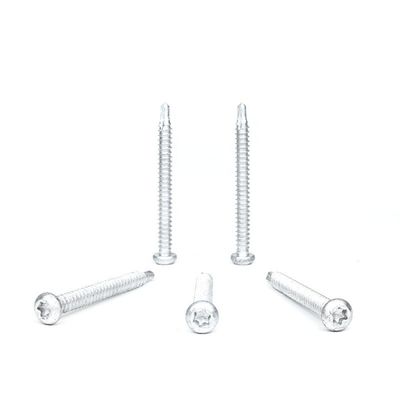 Holzstruktur Bimetall Edelstahl Torx Pan Kopf Selbstbohrschrauben mit Design