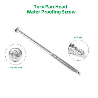 Zink aus Edelstahl Torx Pan Kopf Selbstbohrschrauben Parafusos Inox Parafuso Auto Atarraxante HEX