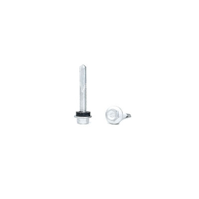 Gelb Hex Flanschkopf-Dachschraube M5.5 X 38 Selbstschrauben Metallschrauben Tek 5 Selbstbohrschrauben für das Dach