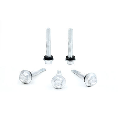 Gelb Hex Flanschkopf-Dachschraube M5.5 X 38 Selbstschrauben Metallschrauben Tek 5 Selbstbohrschrauben für das Dach