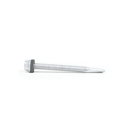 Selbstbohrende Edelstahlflansche Hexkopf Metallschrauben Phillips Kreuzrückstand INCH