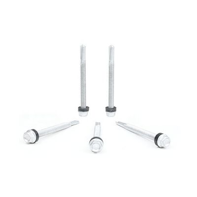 Selbstbohrende Edelstahlflansche Hexkopf Metallschrauben Phillips Kreuzrückstand INCH