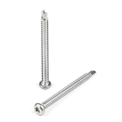 6.3 X75mm Zinkplattierte selbstbohrende Schrauben aus Edelstahl für elektrische Geräte