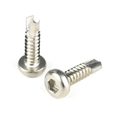 Individuell angefertigter Knopfkopf aus Edelstahl Hex-Steckdose Selbstbohrschraube Parafuso Inox