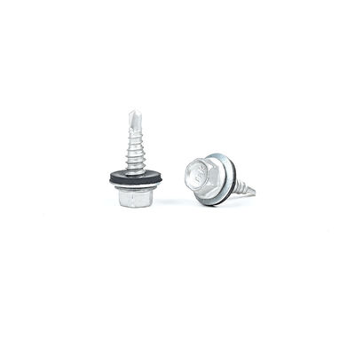 1/4x7/8' Edelstahl-Zinklegierung beschichtet Hex Flansche Purlin Schrauben für Gebäudehülle System