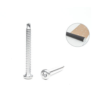Einfache 6,3x55 SUS410 Pan Torx Star Schraube Edelstahl Knopfkopf für Dach Epdm Membran