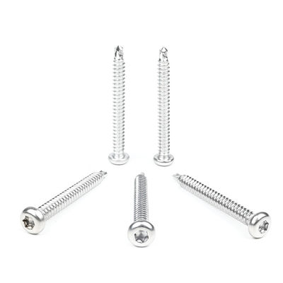 Einfache 6,3x55 SUS410 Pan Torx Star Schraube Edelstahl Knopfkopf für Dach Epdm Membran