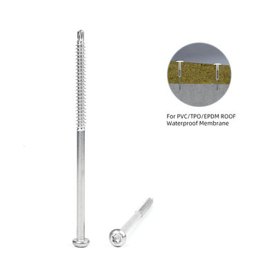 6.3 x 125 mm Selbstbohrschraube perfekt für die Installation von PVC/TPO/EPDM-Dachmembranen