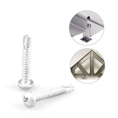 4.8x32 Bi-Metall Phillips-Selbstbohrschraube für Stahlrahmen SUS316 SUS410 Material