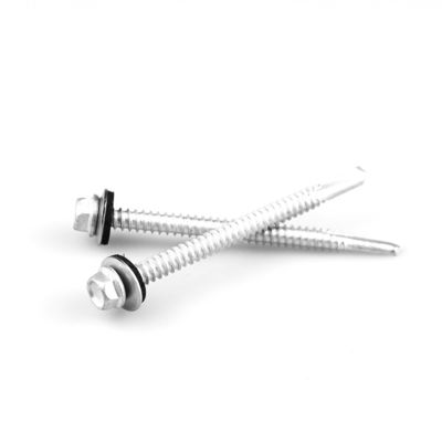 12 x 75 Ruspert selbstbohrende Dachschraube mit Metallverbindung Waschmaschine Bimetallmaterial