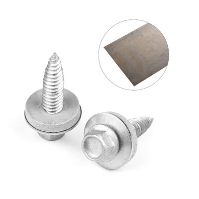 HEX Kopfplattenmetallschraube für 1 mm 1 mm Metallplatten in Edelstahl Bimetall