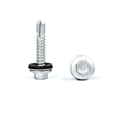 6.3x32 Fluorkohlenwasserstoff-Bäckerei Hex Waschflansche Metalldachschraube mit Hexflanschkopf