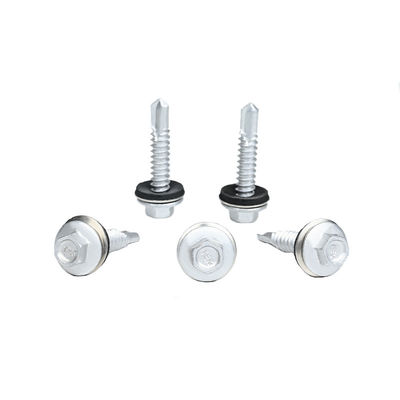 6.3x32 Fluorkohlenwasserstoff-Bäckerei Hex Waschflansche Metalldachschraube mit Hexflanschkopf