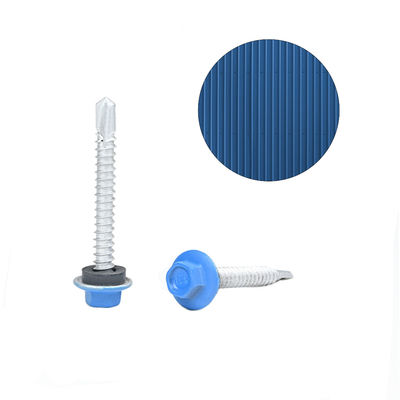 Gebäudehülle System Fluorkohlenstoffbacken 5.5x45 Edelstahl Flansche Teks Dachschraube