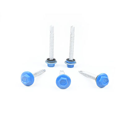 Gebäudehülle System Fluorkohlenstoffbacken 5.5x45 Edelstahl Flansche Teks Dachschraube